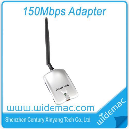 厂家批发WD-N96000免驱150M无线USB网卡外置天线 雷凌芯片