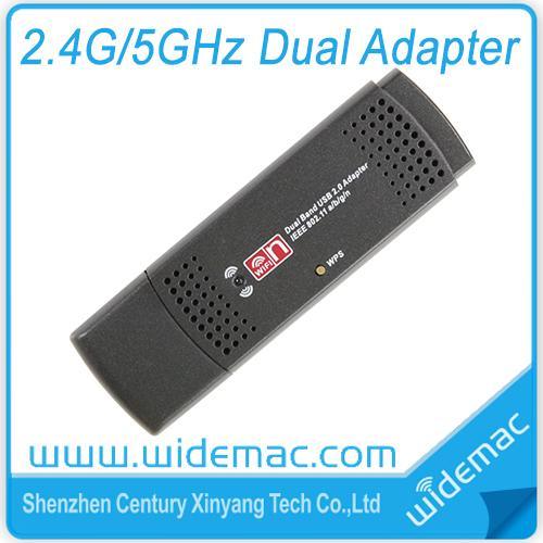 5.8G/2.4G双频网卡 300M无线网卡IEEE802.11a/b/g/n批发WD-D001A